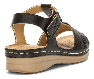 Zapato Formal Pv78034s Transpirable Correa Tipot Sin Tacon