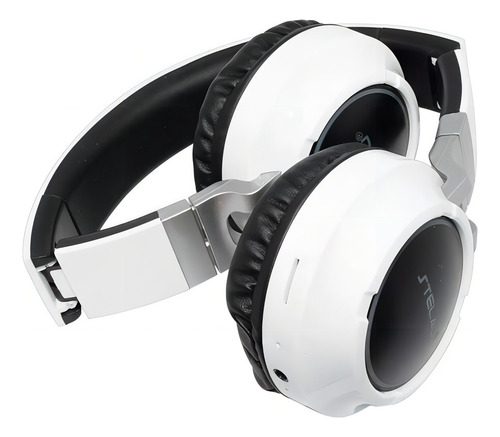 Audifonos Diadema Bluetooth Stelau B-20 Micro Sd De Calidad Color Blanco