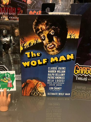 Wolfman - Hombre Lobo Neca - Jamás Abierto- Figura De Acción