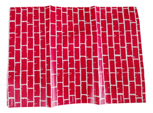 Papel Envoltura Regalos Navidad Ladrillos 25 Pliegos Piezas