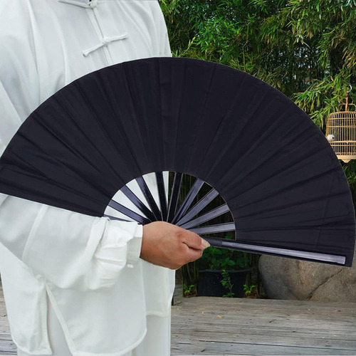 Abanico Grande Plegable Mano Artístico Kung-fu Tai De 8 Piez