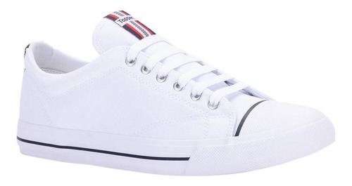 Imagen 2 de 5 de Zapatillas De Lona Topper Profesional Blanco 35 Al 46 59721
