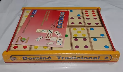 Jogo de Dominó Western Vermelho 28 Peças 12mm Utilidades Domésticas  Tropical Multiloja