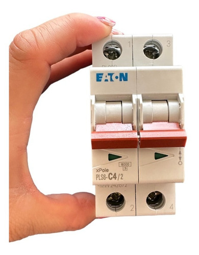 Interruptor Termomagn Pls6-c4/2-mw, Mcb Xpole4/2 Polos 24287