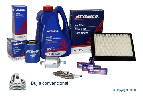 Kit Afinacion 20w50 Sl Multigrado Tsuru 3 05/15 Bujia Cobre