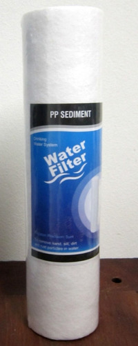 Filtro Agua Polipropileno 5 Micras Prensado Imp. Repuesto