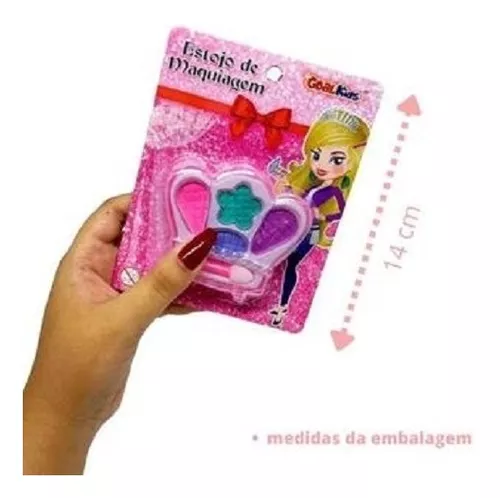 Boneca Busto Para Pentear E Maquiar + Estojo De Maquiagem