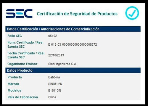Imagen 6 de 7 de Batidora Turbo Profesional B5010 Sindelen - Iken