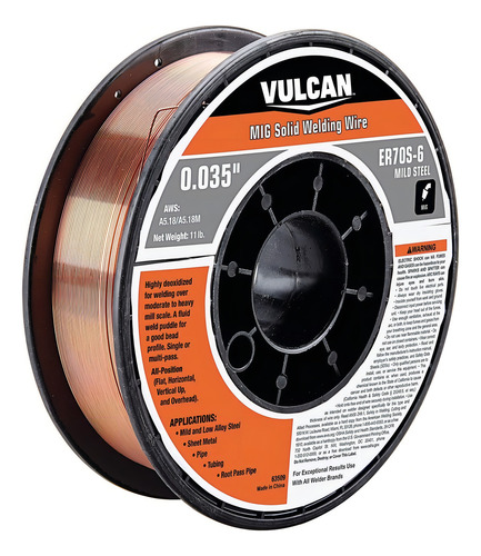 Soldadura De Microalambre Solido De 0.035 Carrete 5kg Punta Acero