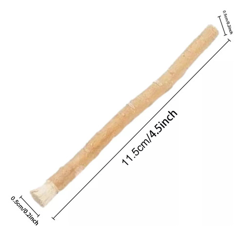 Nova Escova De Dentes Natural Hot Miswak Siwak De 2 Peças