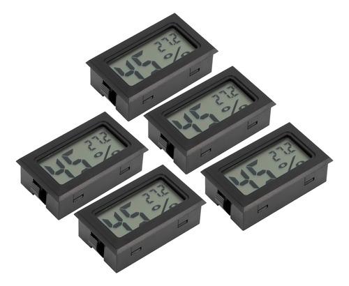 Thermometer Hygrometer 5pcs Lcd Mini Indoor Home