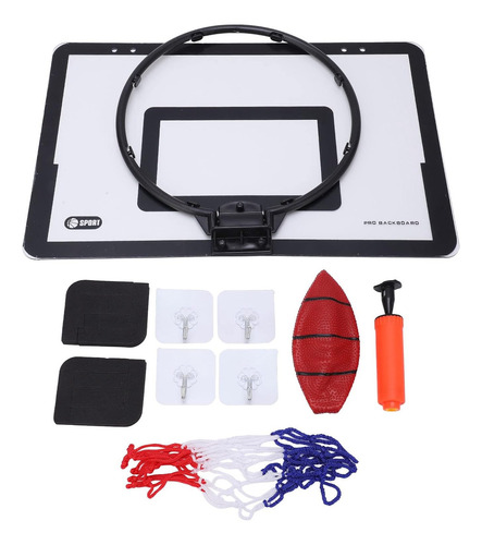 Aro De Baloncesto Canasta Tablero Basquetbol Colgable 39 Cm