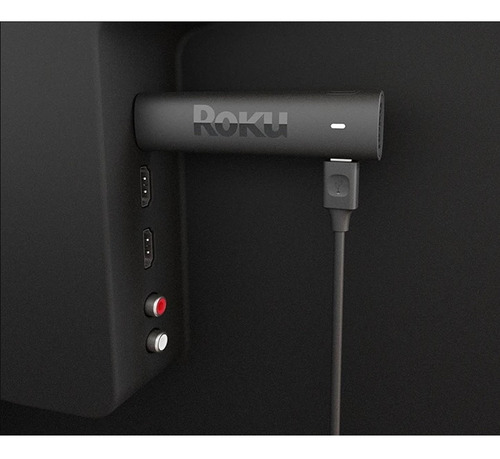 Roku Streaming Stick 4K | Dispositivo de Streaming 4K/HDR/Dolby Vision con Control Remoto con controles de TV