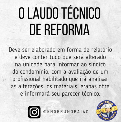 Imagem 2 de 8 de Laudo De Reforma Art - Engenheiro Civil