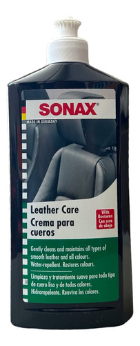 Crema Para Cueros Sonax Leather Care 500ml 