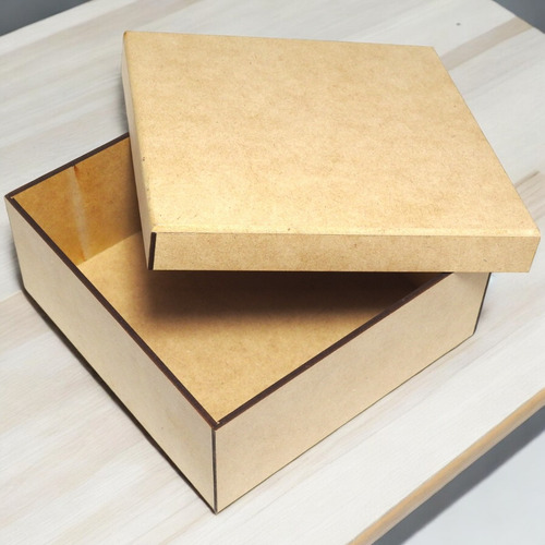 10 Cajas De Mdf 3 Mm 28x20x10 Cm