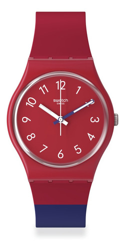 Reloj Swatch Colore Blocco So28r112 Color de la correa Rojo Color del bisel Rojo Color del fondo Rojo