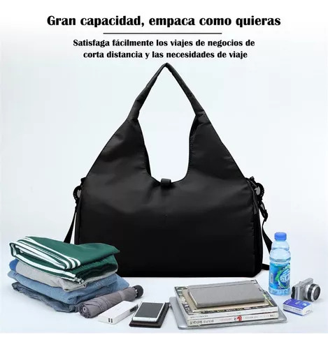 Maleta Deportiva Con Compartimento Para Zapatos Para Mujer