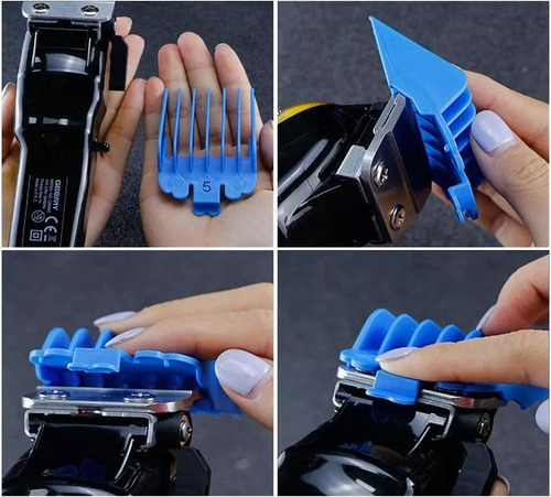 Peines Guía Aumentos Niveles Para Maquina Colores 20pcs