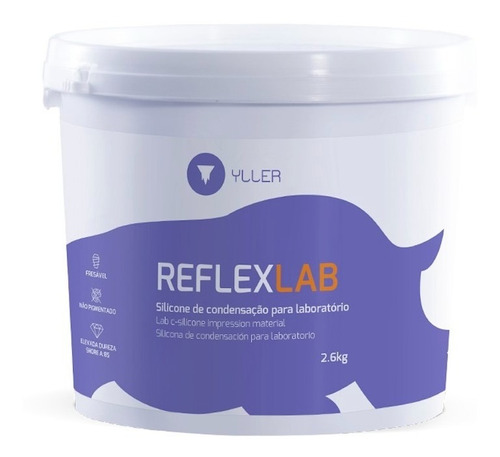 Silicona Yller Reflex Lab Masa 2600 Gr Laboratorio Dental