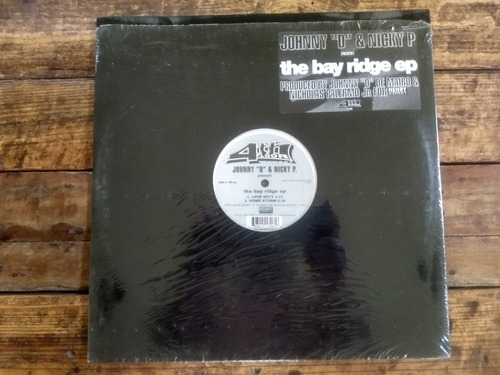 Johnny D & Nicky P. The Bay Ridge Ep Vinilo House Disco Ex