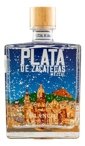 Mezcal Plata De Zacatecas Blanco 750 Ml