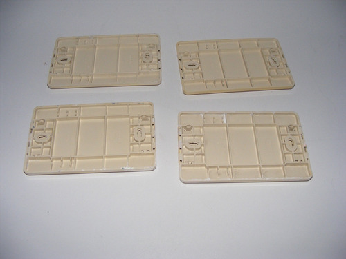 Placa Pasacable Bticino Modus Marfil Usados (4 Pzas) (Usado)
