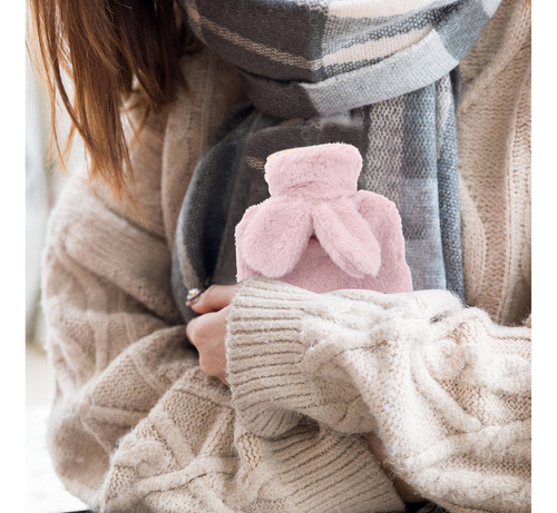 Botella De Agua Caliente Con Funda Para Invierno