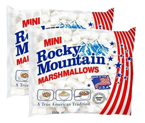 2 Mini Marshmallows Rocky Mountain 150g - Sabores Original