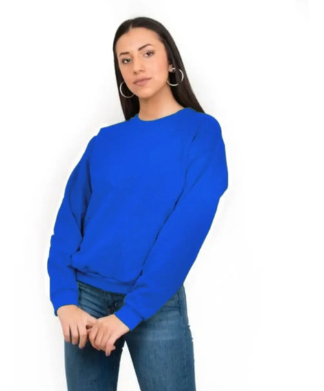 Buzo Azul Mujer | MercadoLibre 📦