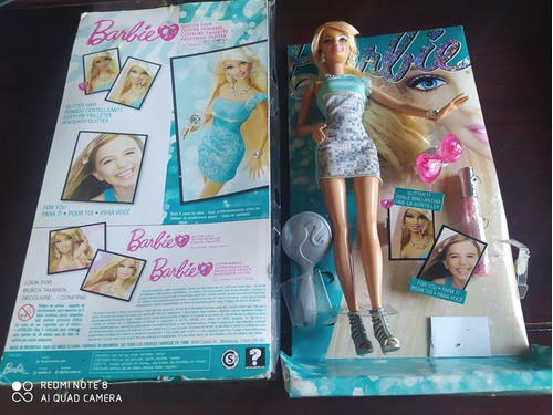 Barbie Glitter Hair Peinado 2010 Doll Toy Juguete Coleccion 