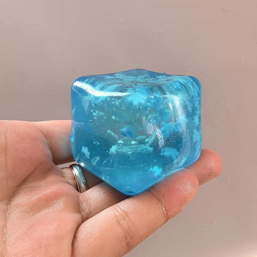 Cubos De Hielo Bola Sensorial Square, Novedad, Cubo De 4.5cm