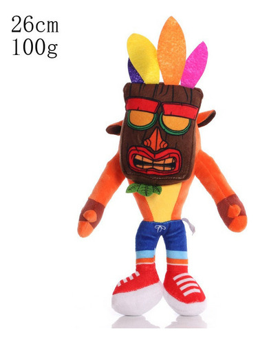 Ddzz 2pcs Crash Bandicoot Peluche Muñeca Juguete Cumpleaño