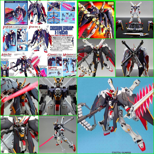Gundam Crossbone Full Cl Master Grade Mg Kit 1/100 Gunpla Up