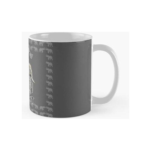 Taza Elefante Espíritu Animal Calidad Premium