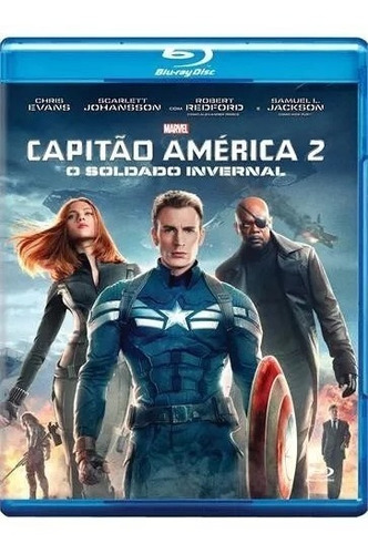 Blu-ray Capitão América O Soldado Invernal - Lacrado & Orig.