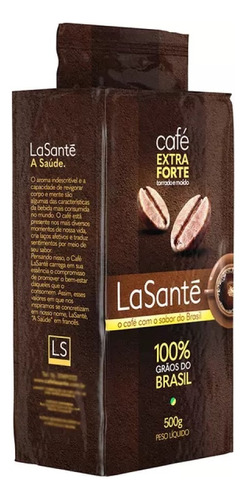 Café Extra Forte Moído Torrado Pacote A Vácuo 500g La Sante