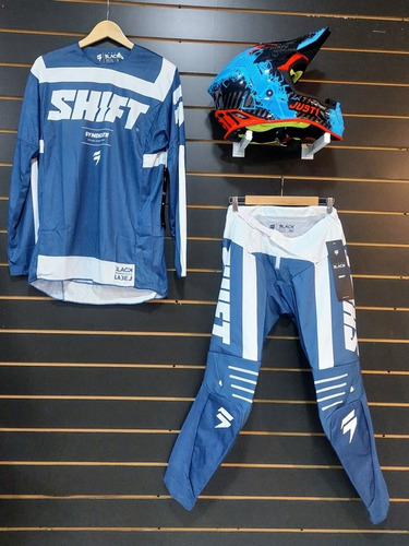 Imagen 2 de 8 de Conjunto Mx/motocross Shift 3lack Strike-allmotors-