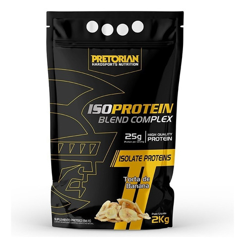 Isoprotein Blend 2kg - Pretorian - Whey Isolate Sabor Banana