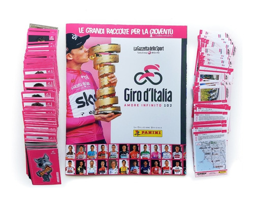 Colección Completa Álbum Giro D' Italia 102 Panini 2019