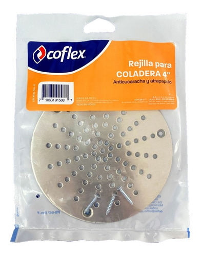 Rejilla Coflex Acero Inox C/tornillos Anti-insectos Original