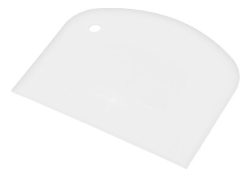 Raspa D Plástico Espatula Pastel Panaderia 11.5x9.5cm Blanco
