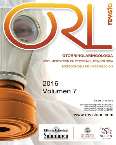 Libro: Revista Orl: 2016, Vol. 7 (spanish Edition)