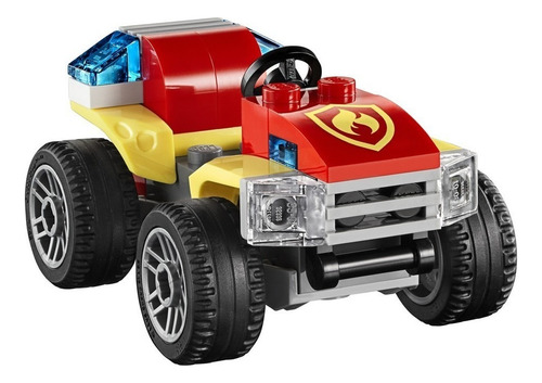 Bloques para armar Lego City Fire helicopter response 93 piezas en caja