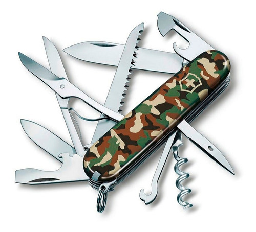 Navaja Suiza Original Victorinox Huntsman 15 Servi Camuflada