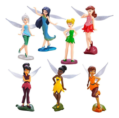 Guanxing Tinkerbell Figura De Juguete En Miniatura De Hadas.