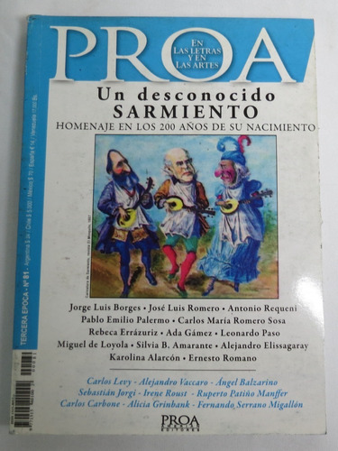 Revista Proa Argentina - Un Desconocido Sarmiento 