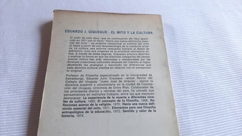 El Mito Y La Cultura Eduardo Giqueaux Castañeda