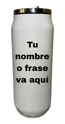 Termo Con Popote De Cucaracha Bob Sponja, Personalizable