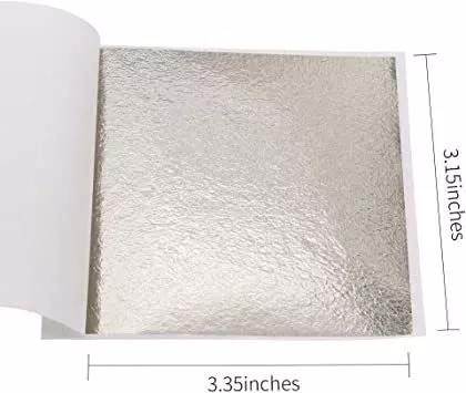 Hojas de papel de aluminio dorado, 500 hojas para marcos de fotos,  escultura, manualidades, muebles, decoración de arte, dorado, uñas,  pinturas, 3.15